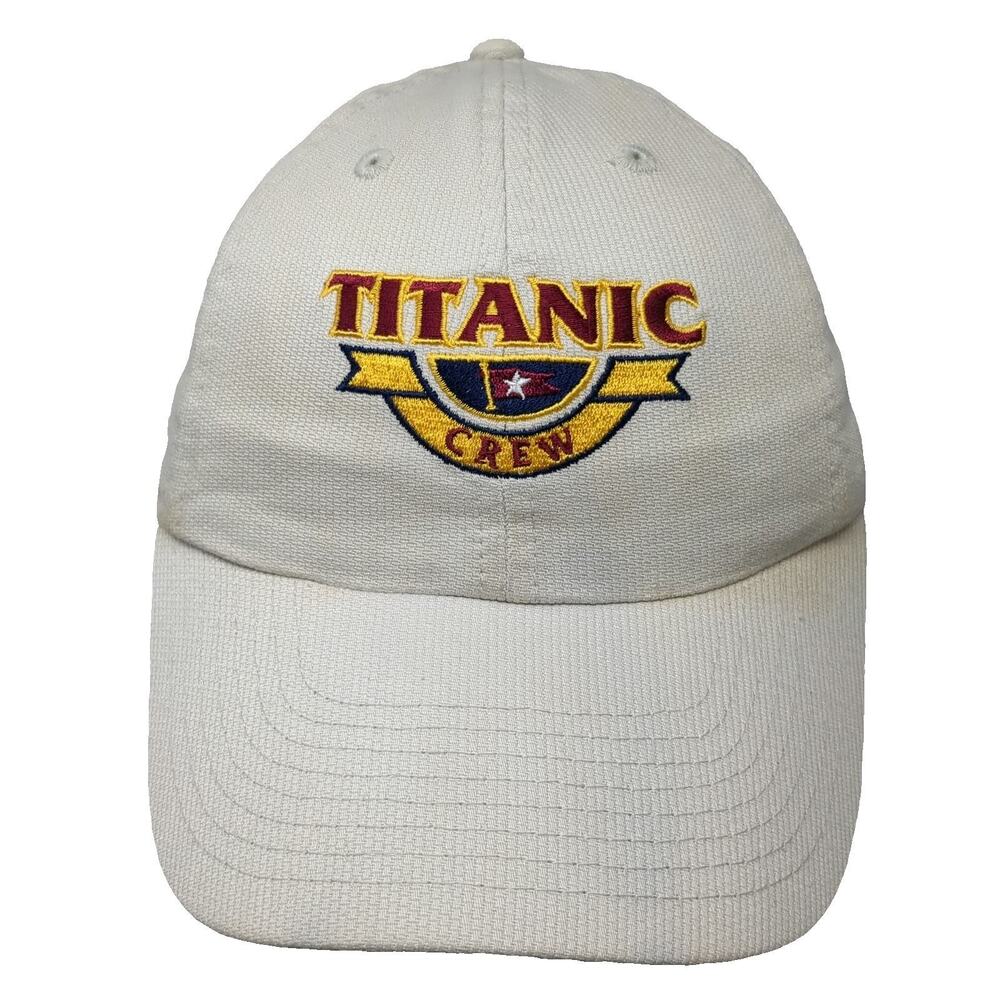 Headmaster Titanic Crew Baseball Cap Beige OS Slideback White Star Line Hat